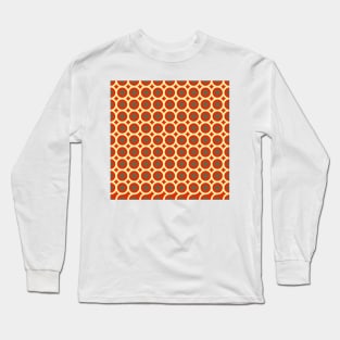 Mid-century modern retro abstract Long Sleeve T-Shirt